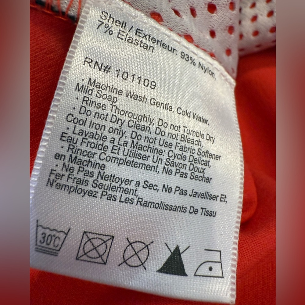 Cloudveil Red Performance Jacket Zip Front High N… - image 8